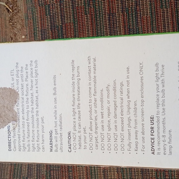 New! ZILLA 5.5" Reflector Dome Lamp & THRIVE 13W Tropical UVB Bulb. - Picture 8 of 9